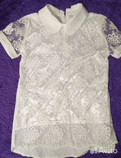 Блузки школьные 152-158 пакетом