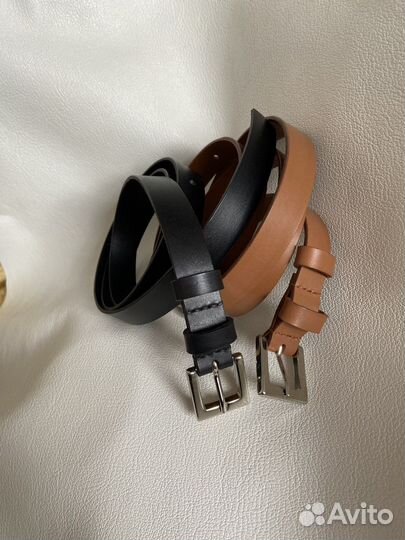 Ремень женский натуральная кожа италия набор