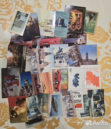 Карманные календарики СССР 100 шт