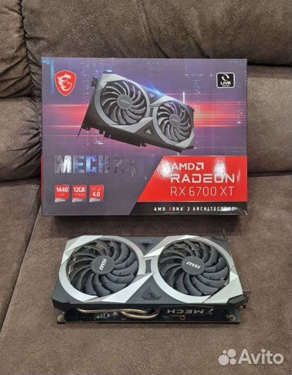 Видеокарта AMD RX 6700 XT