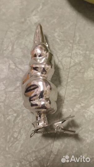 Ретро винтаж СССР, ёлочные игрушки на прищепках