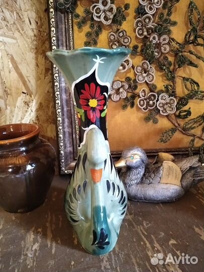 Вазочка малая Лебедь