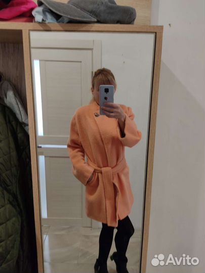 Пальто из шерсти альпака 48 50