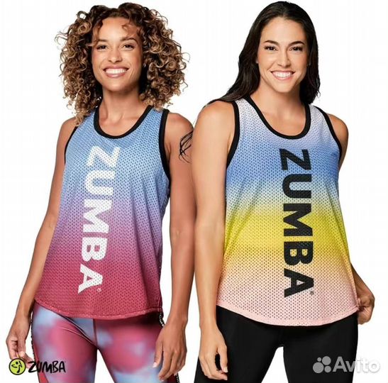 Майка топ женский спортивный Zumba одежда