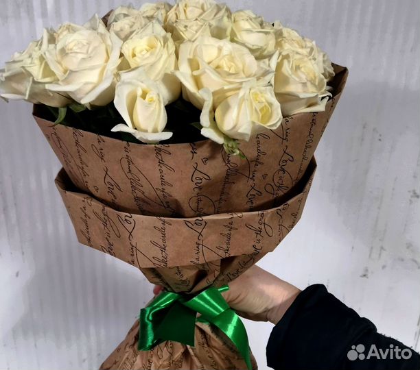 Розы с доставкой, букет роз 101