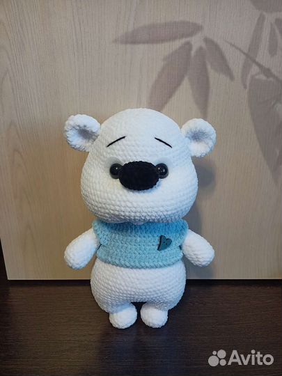 Вязаные Игрушки ручной работы Мишка, медведь