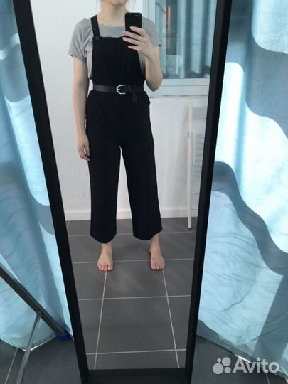 Комбинезон брючный чёрный