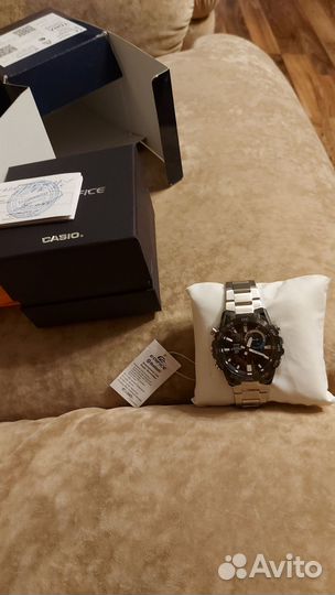 Мужские наручные часы casio edifice ecb-40db-1adf