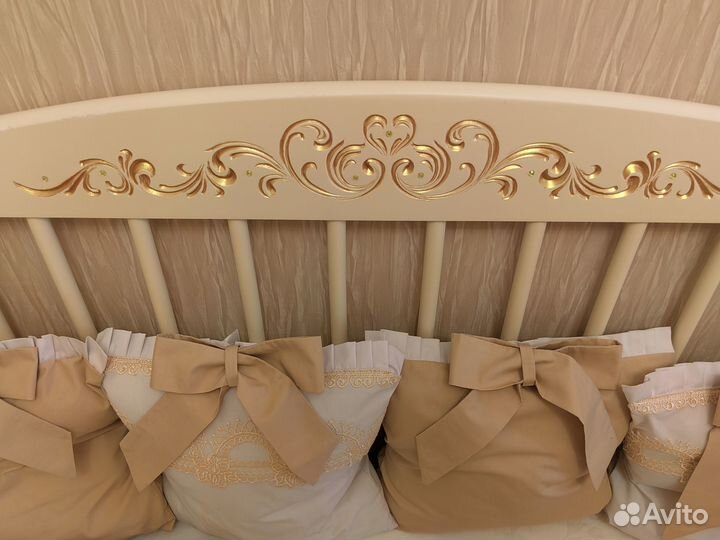 Кроватка детская с матрасом