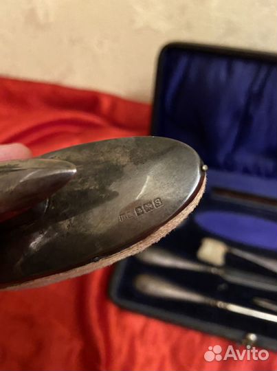 Серебренный маникюрный набор