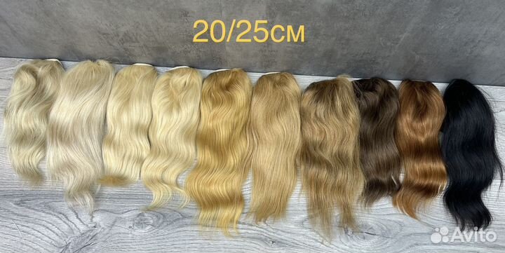 Шиньон хвост на крабе