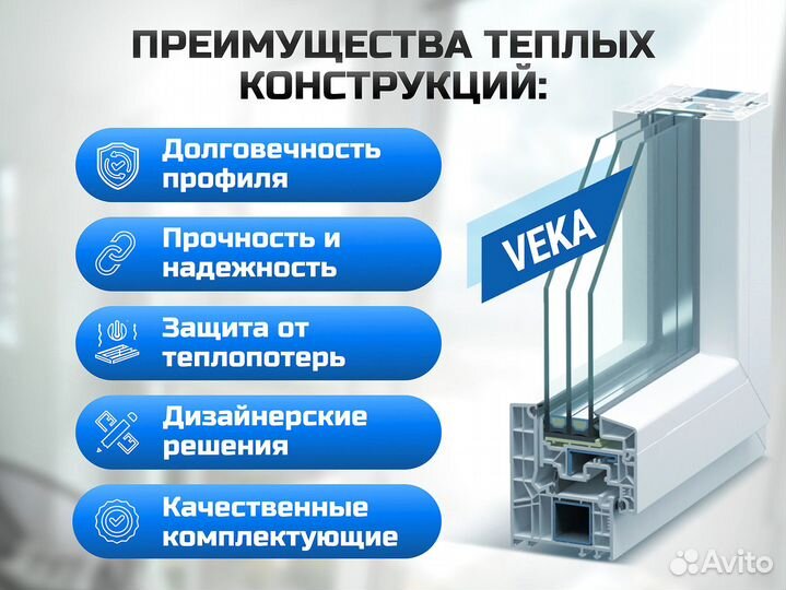 Алюминиевый балконный блок