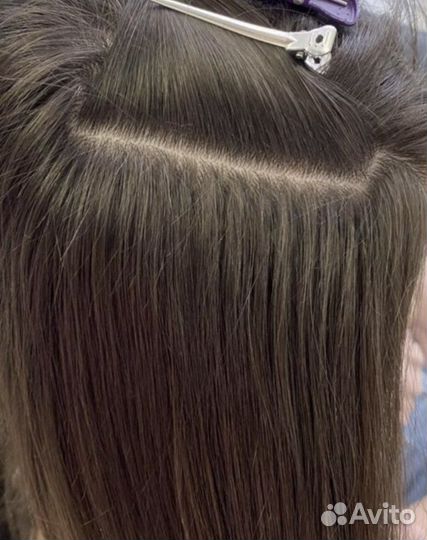 Наращивание волос микро/нано