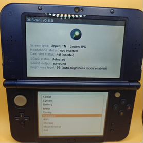 New Nintendo 3DS XL IPS прошитая + флешка на 64GB