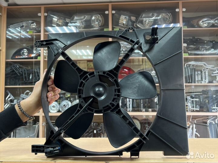 Вентилятор охлаждения Шевроле Авео/Chevrolet Aveo