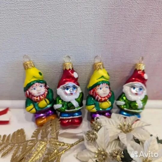 Елочные игрушки стекло
