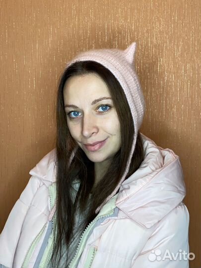 Чепчик / шапка с ушками / с рожками