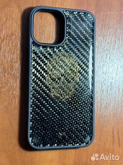 Карбоновый чехол на iPhone 13 pro max