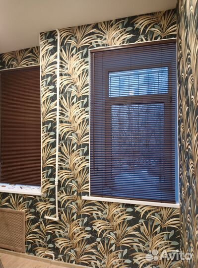 Горизонтальные жалюзи деревянные бамбуковые