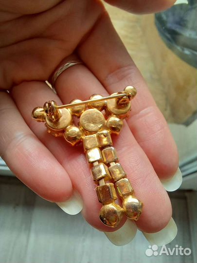 Брошь Чехословакия аб, винтаж,чсср