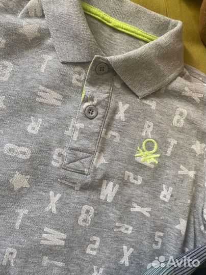 Рубашка и футболка benetton 128-134