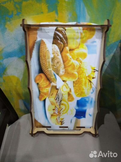 Хлебница деревянная