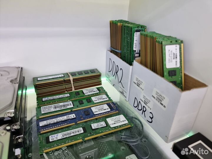 Оперативная память DDR2,DDR3,DDR4 в ассортименте
