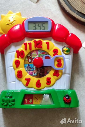 Обучающая интерактивная игрушка часы