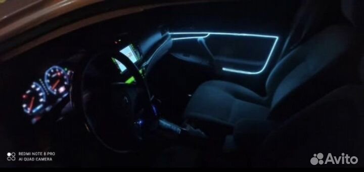 Гибкий неон со шлейфом 12в