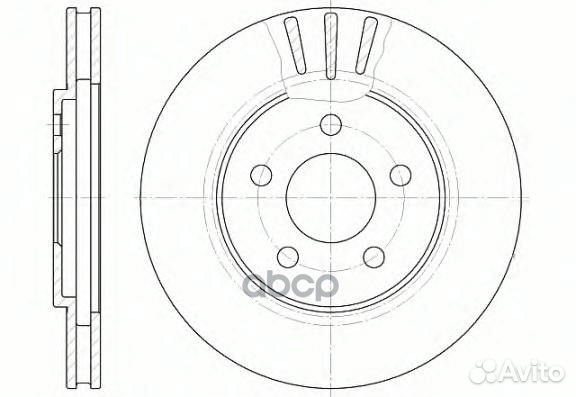 6947.10 диск тормозной передний Chrysler Strat