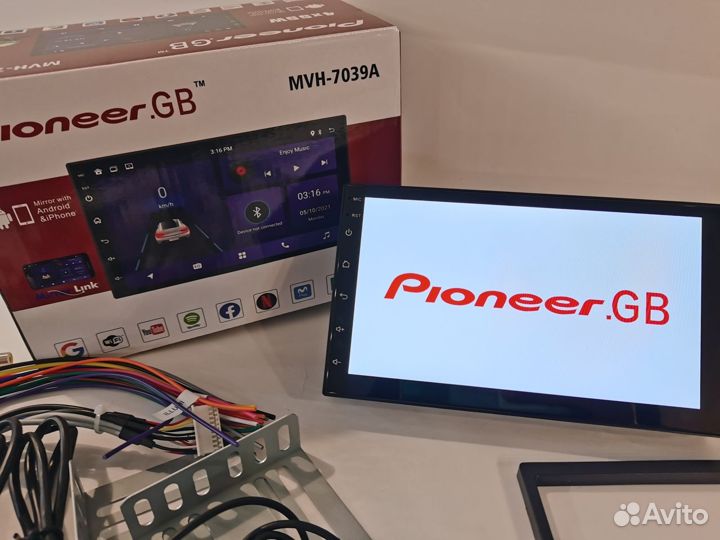 Автомагнитола pioneer.gb Android 12 / 7 дюймов