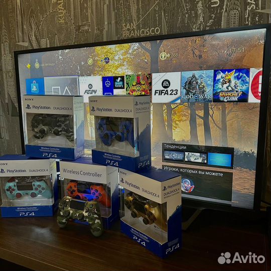 Джойстики Dualshock ps4/геймпады ps4