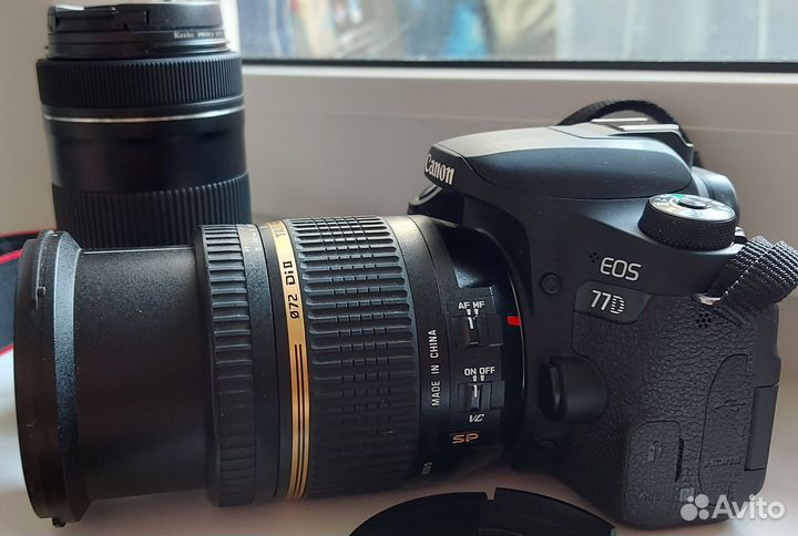 Canon Eos 77D (+3 объектива)