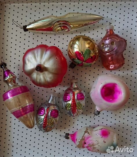 Стрекоза Гном Шар елочные игрушки СССР