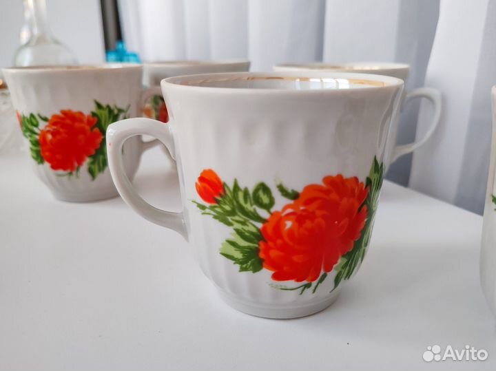 Чашки СССР фарфор
