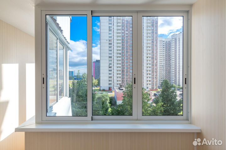 Окна пластиковые, остекление балконов