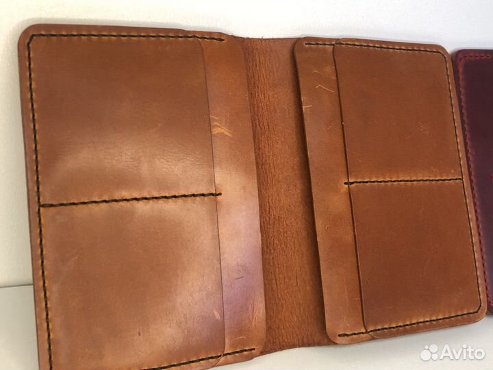Обложка на паспорт из натуральной кожи