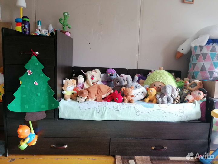 Детская кроватка трансформер с комодом