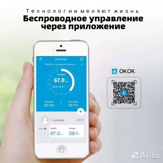 Умные весы с Bluetooth