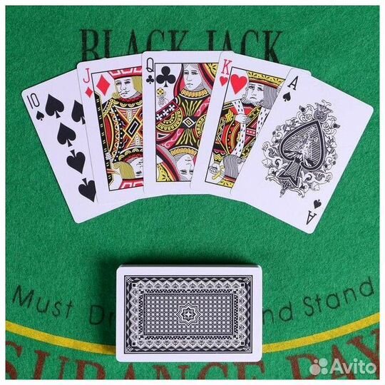 Карты пластиковые Poker range 2 колоды 54 листа