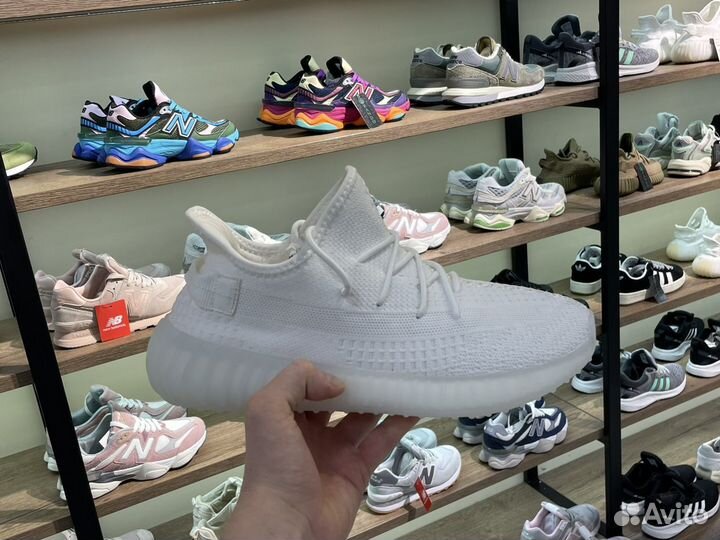 Летние кроссовки adidas yeezy boost 350, crocs