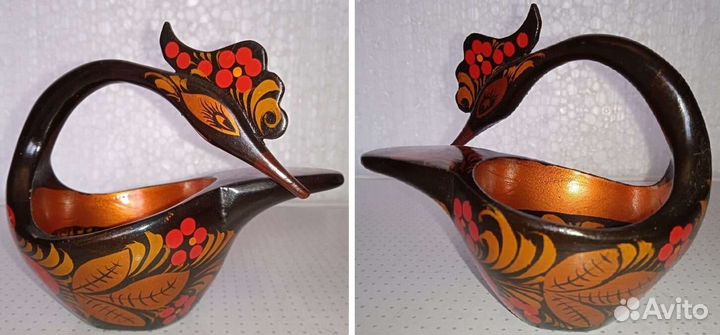 Солонка Хохлома СССР