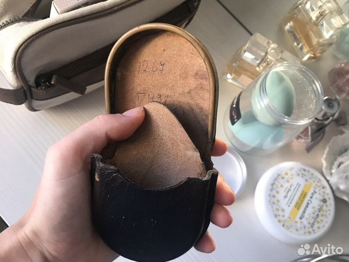 Кошелек монетница СССР кожаный