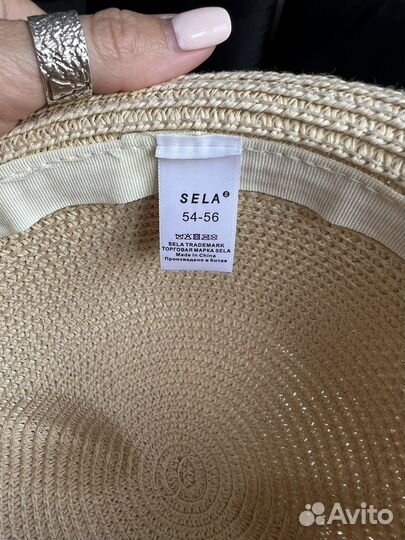 Соломенная шляпа детская