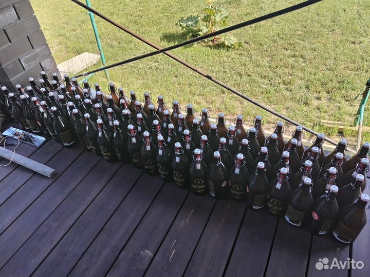 Бутылка с бугельной пробкой 1 л