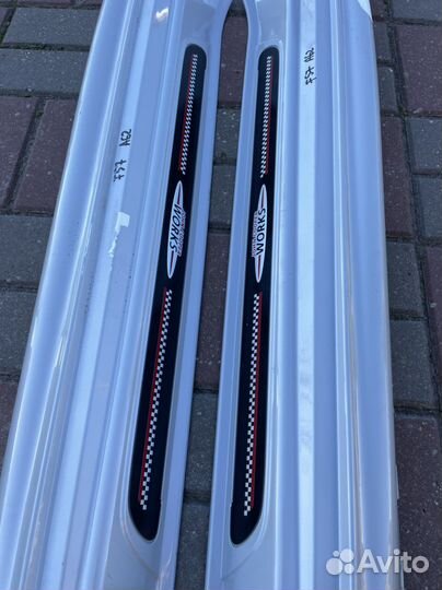 Накладки на пороги mini F56 F57 JCW