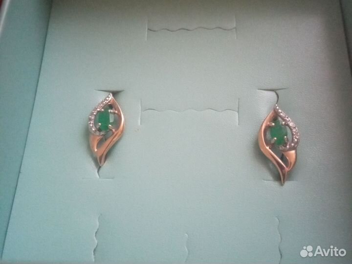 Серьги золотые