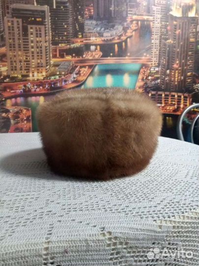 Шапка норковая женская