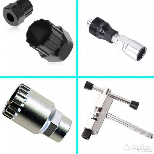 Съёмники, инструменты, ключи для велосипеда