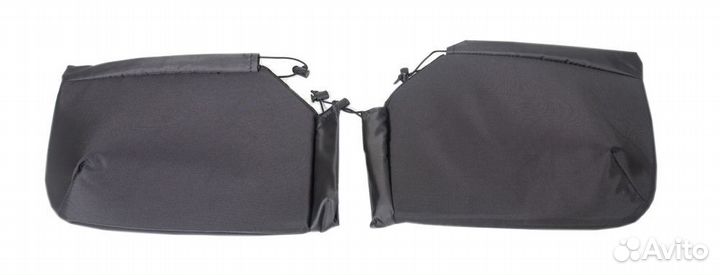 Муфты утепленные на руль, универсальные (Красный)